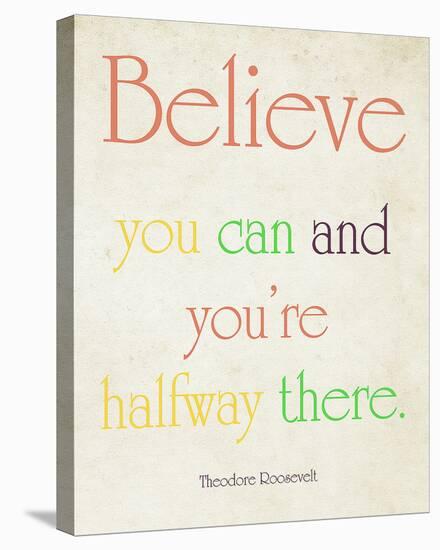 Believe You Can-Sylvia Coomes-Stretched Canvas