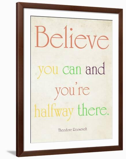 Believe You Can-Sylvia Coomes-Framed Art Print