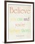 Believe You Can-Sylvia Coomes-Framed Art Print