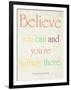 Believe You Can-Sylvia Coomes-Framed Art Print