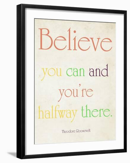 Believe You Can-Sylvia Coomes-Framed Art Print