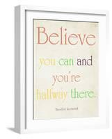 Believe You Can-Sylvia Coomes-Framed Art Print