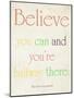 Believe You Can-Sylvia Coomes-Mounted Art Print