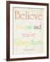 Believe You Can-Sylvia Coomes-Framed Art Print