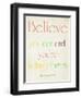 Believe You Can-Sylvia Coomes-Framed Art Print