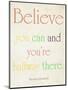 Believe You Can-Sylvia Coomes-Mounted Art Print