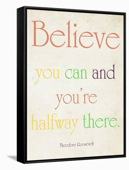 Believe You Can-Sylvia Coomes-Framed Stretched Canvas