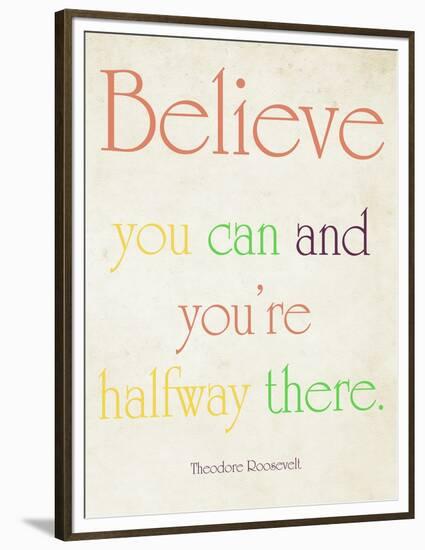 Believe You Can-Sylvia Coomes-Framed Premium Giclee Print