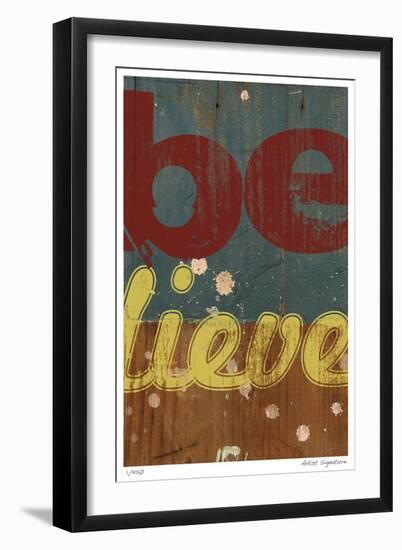 Believe-Mj Lew-Framed Giclee Print