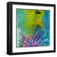 Believe-Jace Grey-Framed Art Print