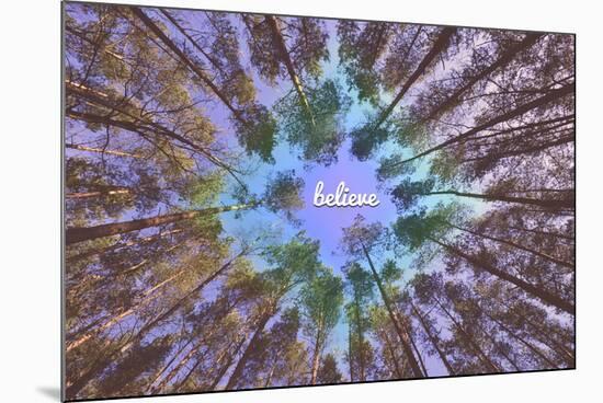 Believe-null-Mounted Poster