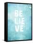 Believe-null-Framed Stretched Canvas