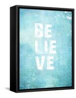 Believe-null-Framed Stretched Canvas