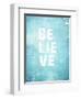 Believe-null-Framed Art Print