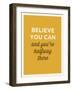 Believe-null-Framed Art Print