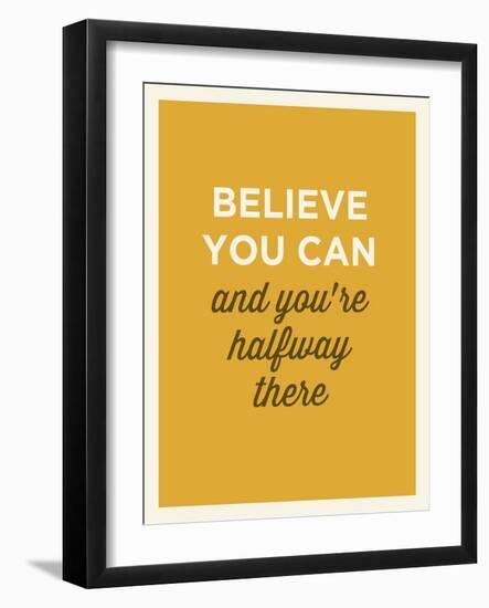 Believe-null-Framed Art Print