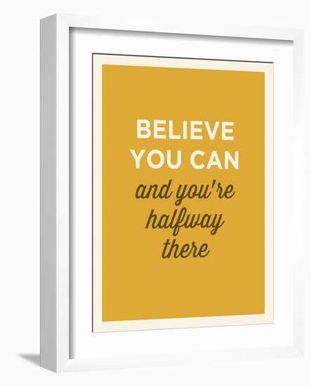 Believe-null-Framed Art Print