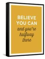 Believe-null-Framed Stretched Canvas