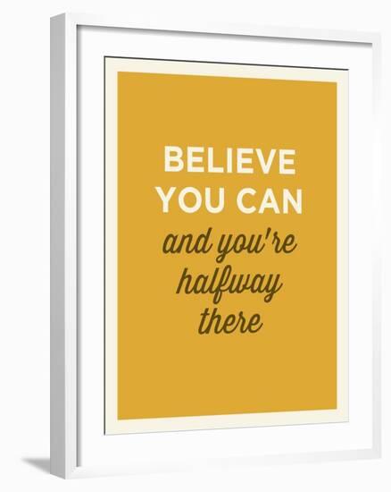 Believe-null-Framed Art Print