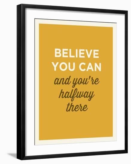 Believe-null-Framed Art Print