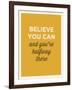 Believe-null-Framed Art Print