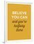 Believe-null-Framed Art Print