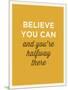 Believe-null-Mounted Art Print