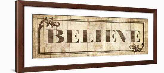 Believe-Jace Grey-Framed Art Print