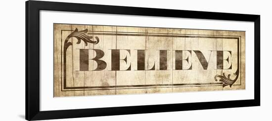 Believe-Jace Grey-Framed Art Print