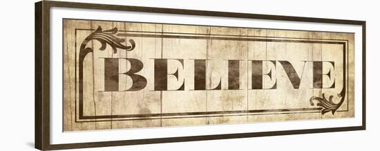 Believe-Jace Grey-Framed Premium Giclee Print