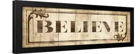 Believe-Jace Grey-Framed Art Print