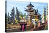 Believers in the Pura Ulun Danu Batur Temple, Bali, Indonesia, Southeast Asia, Asia-G &-Stretched Canvas