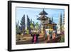 Believers in the Pura Ulun Danu Batur Temple, Bali, Indonesia, Southeast Asia, Asia-G &-Framed Photographic Print