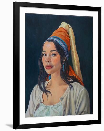 Belinda 2021 (oil on canvas)-Tilly Willis-Framed Giclee Print