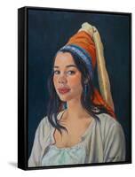 Belinda 2021 (oil on canvas)-Tilly Willis-Framed Stretched Canvas