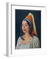 Belinda 2021 (oil on canvas)-Tilly Willis-Framed Giclee Print