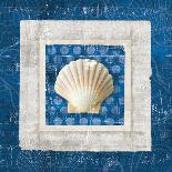 Sea Shell III on Blue-Belinda Aldrich-Art Print