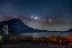 Glacier Lagoon under starlight-Belinda Shi-Photographic Print