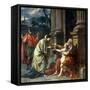 Belisarius Begging for Alms, 1781-Jacques-Louis David-Framed Stretched Canvas