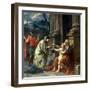 Belisarius Begging for Alms, 1781-Jacques-Louis David-Framed Giclee Print