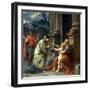 Belisarius Begging for Alms, 1781-Jacques-Louis David-Framed Giclee Print