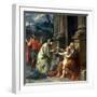 Belisarius Begging for Alms, 1781-Jacques-Louis David-Framed Giclee Print