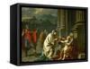 Belisarius Begging for Alms-Jacques-Louis David-Framed Stretched Canvas