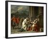 Belisarius Begging for Alms-Jacques Louis David-Framed Giclee Print