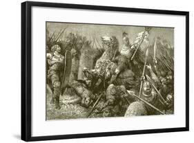 Belisarius Leads the Roman Army Against the Goths-null-Framed Giclee Print