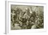 Belisarius Leads the Roman Army Against the Goths-null-Framed Giclee Print