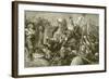 Belisarius Leads the Roman Army Against the Goths-null-Framed Giclee Print