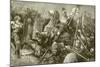 Belisarius Leads the Roman Army Against the Goths-null-Mounted Giclee Print