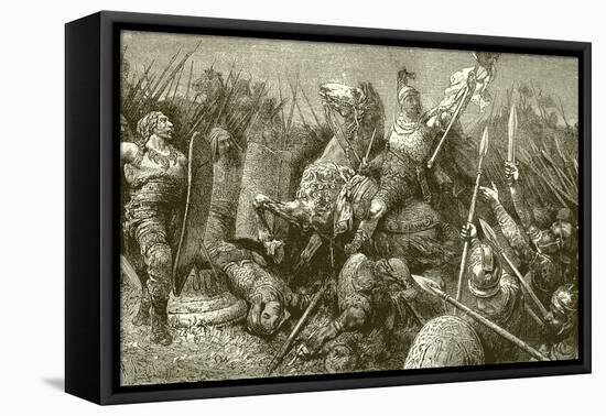 Belisarius Leads the Roman Army Against the Goths-null-Framed Stretched Canvas