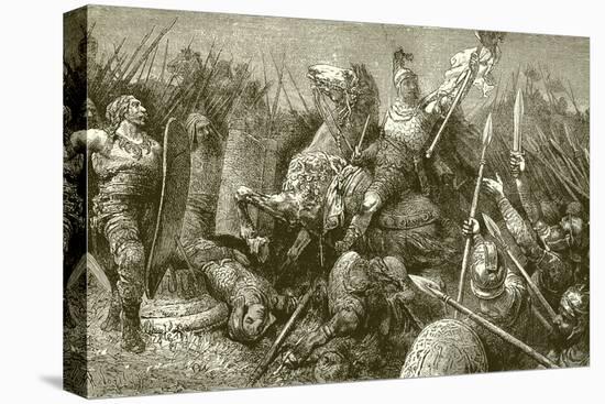 Belisarius Leads the Roman Army Against the Goths-null-Stretched Canvas